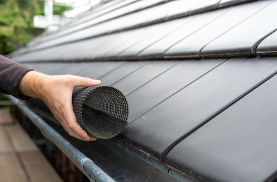 Gutter Cover System on Residential Home
