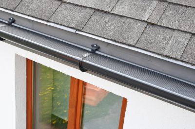 Close-up of Gutter Cover Components